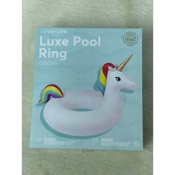 SunnyLife Unicorn Luxe Pool Ring - Picture 1 of 2